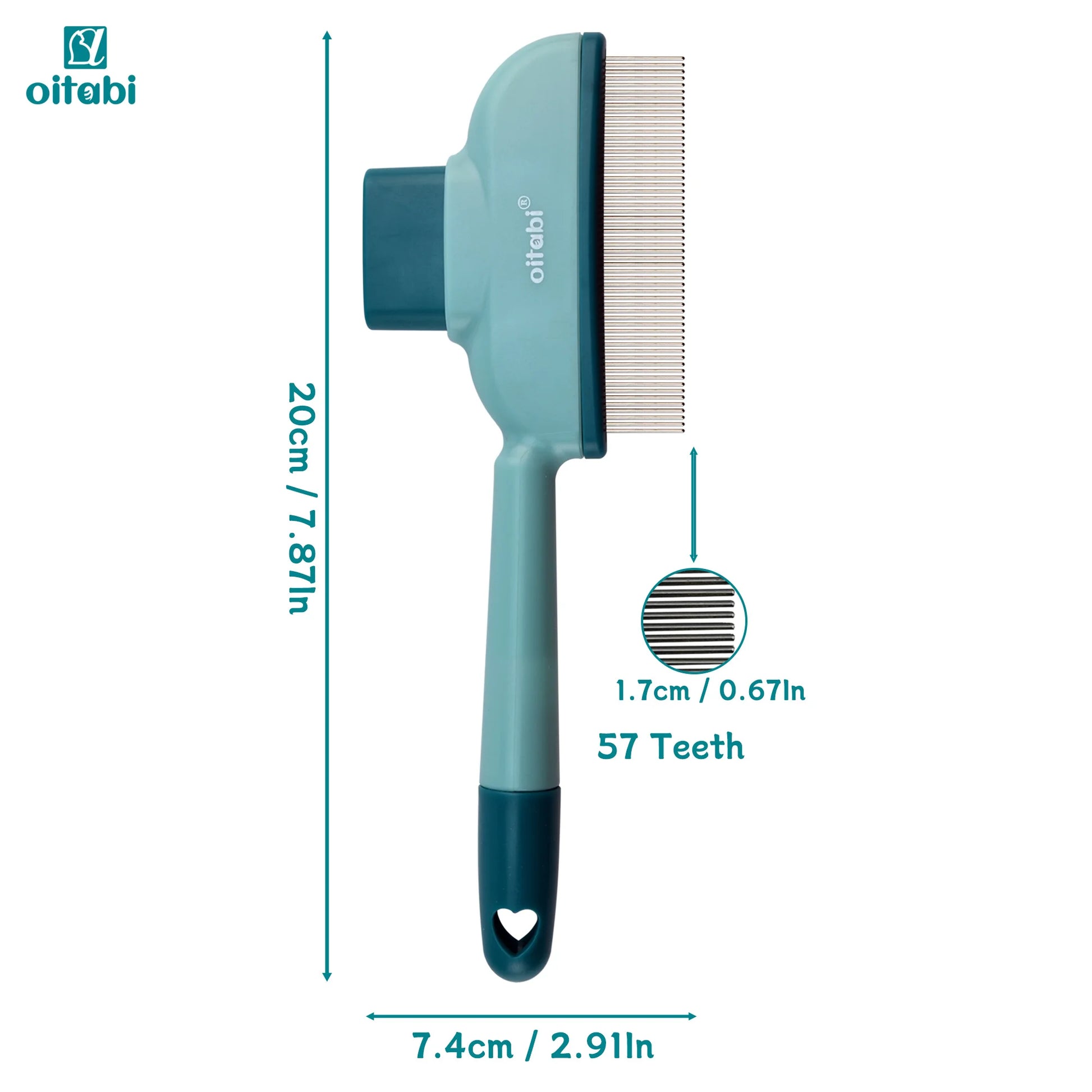 Self-Cleaning Pet Grooming Brush for Dogs & Cats