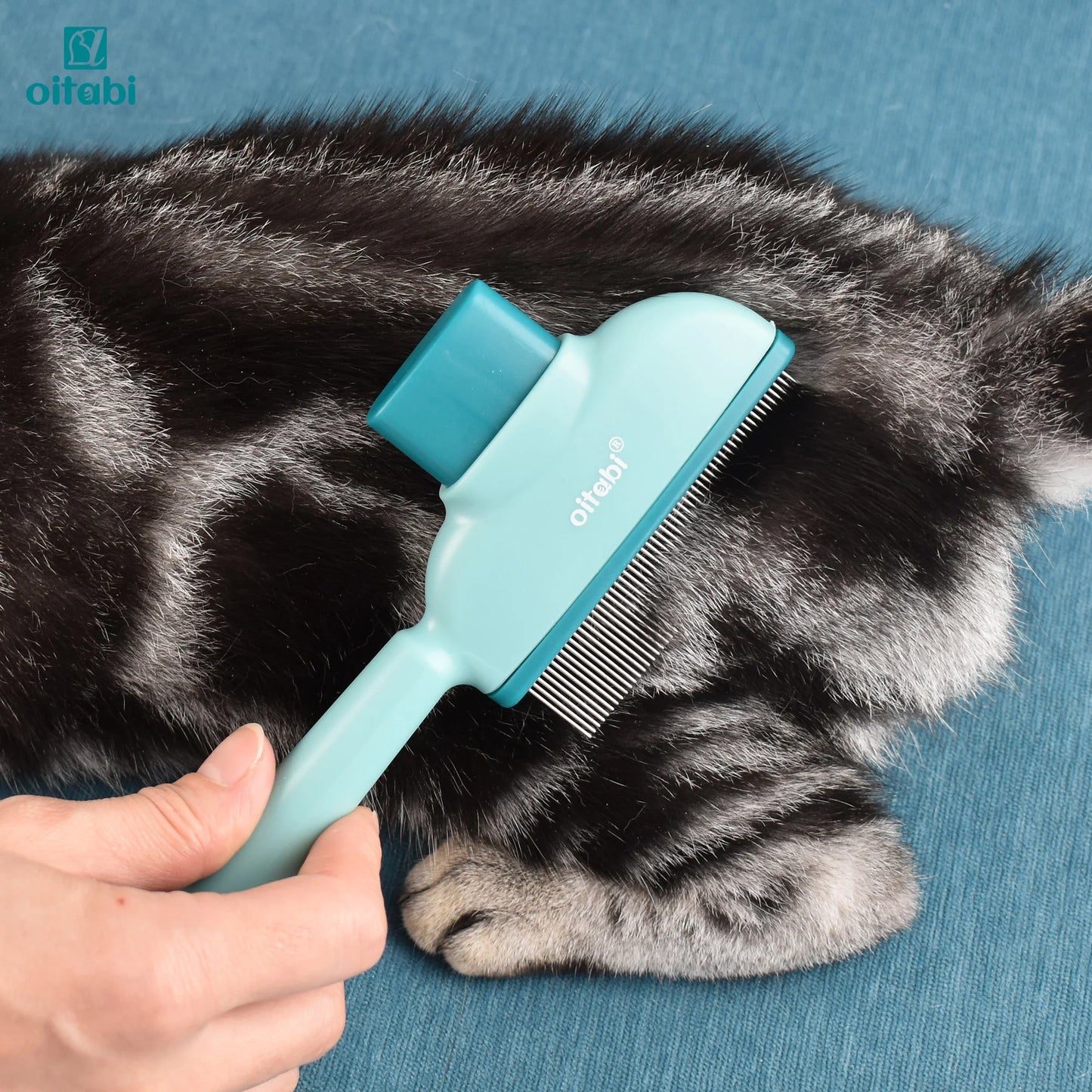Self-Cleaning Pet Grooming Brush for Dogs & Cats